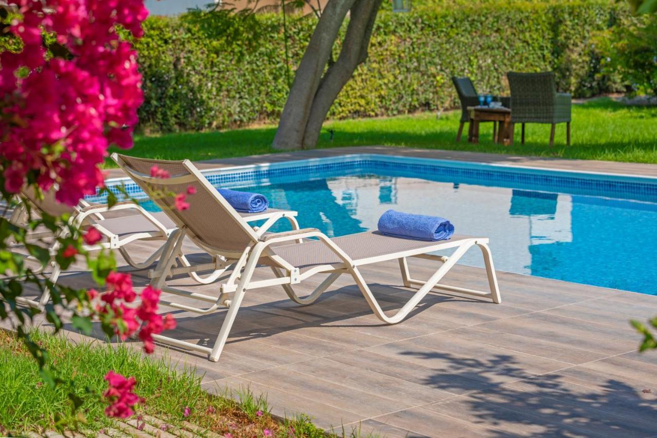 Anna'S Brilliant Villa In Ialysos Dış mekan fotoğraf
